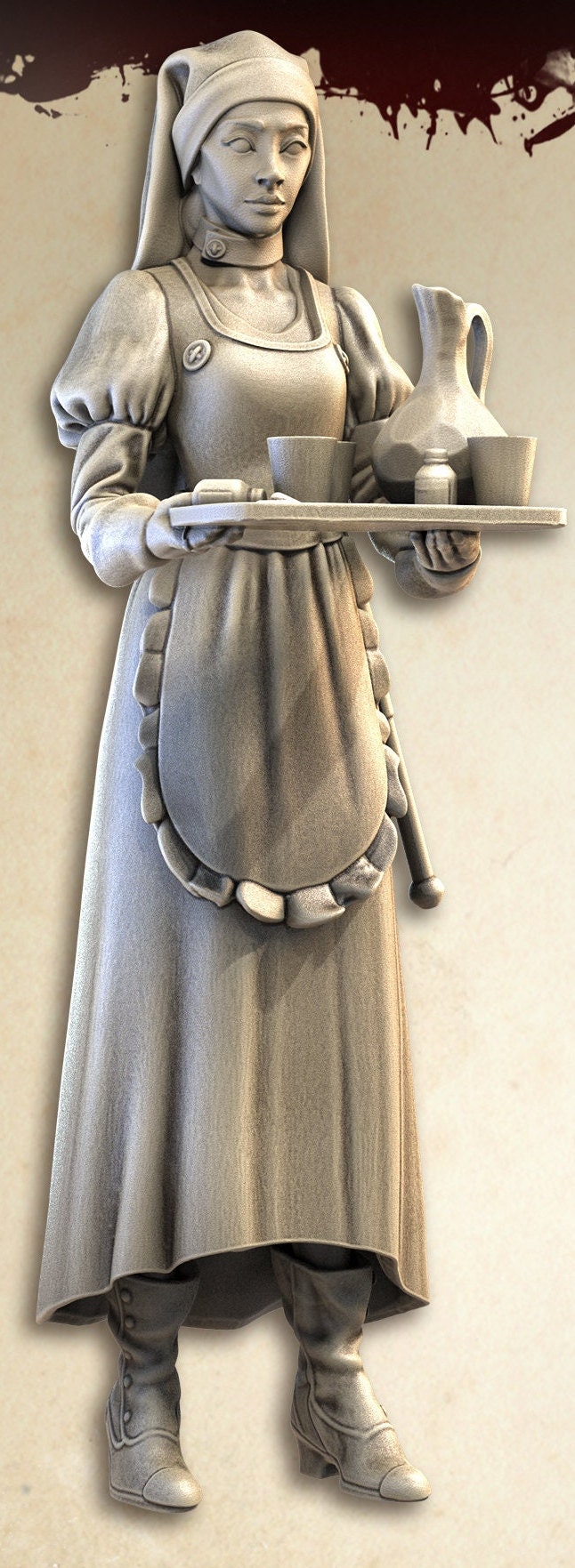 Nurses, Normal and Nightmare | Wicked Hills Asylum | D&D TTRPG Miniature | Great Grimoire