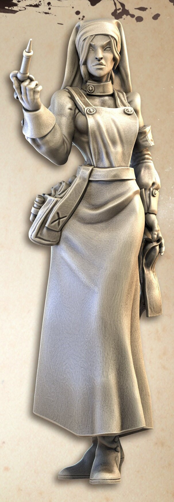 Nurses, Normal and Nightmare | Wicked Hills Asylum | D&D TTRPG Miniature | Great Grimoire