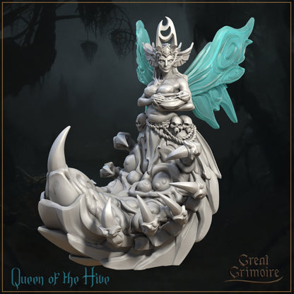 Fairy Queen of the Hive | Dark Metamorphosis | D&D Tabletop Miniature | Great Grimoire