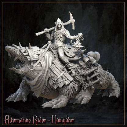 Star-Nosed Mole Riders | Horrors of the Underground | D&D Tabletop Miniature | Great Grimoire