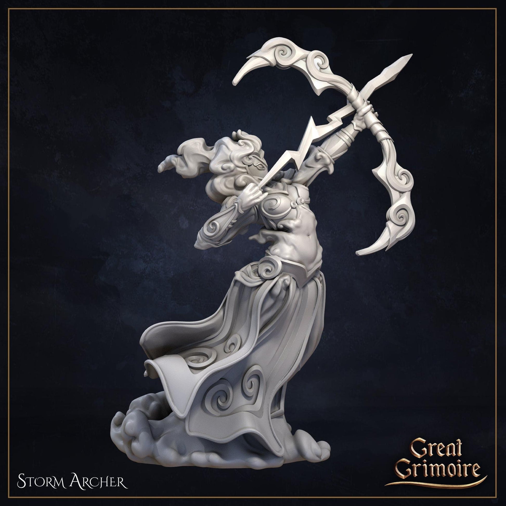 Storm Spirits | Elemental Awakening | D&D Tabletop Miniature | Great Grimoire