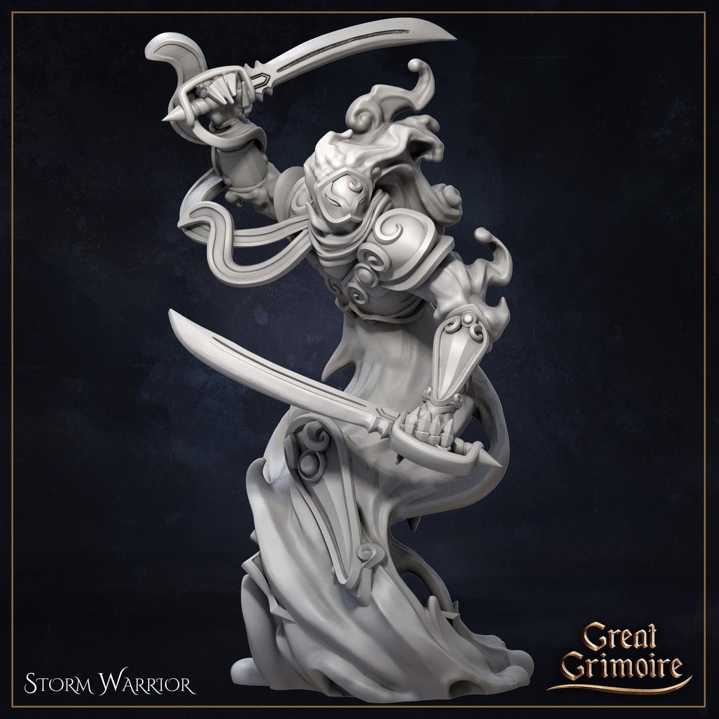 Storm Spirits | Elemental Awakening | D&D Tabletop Miniature | Great Grimoire