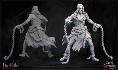 The Exiled and the Eyeless | Horrors of the Underground | D&D Tabletop Miniature | Great Grimoire