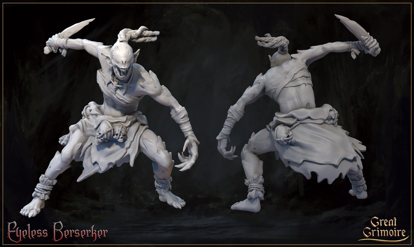 The Exiled and the Eyeless | Horrors of the Underground | D&D Tabletop Miniature | Great Grimoire