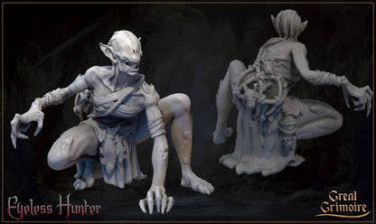 The Exiled and the Eyeless | Horrors of the Underground | D&D Tabletop Miniature | Great Grimoire