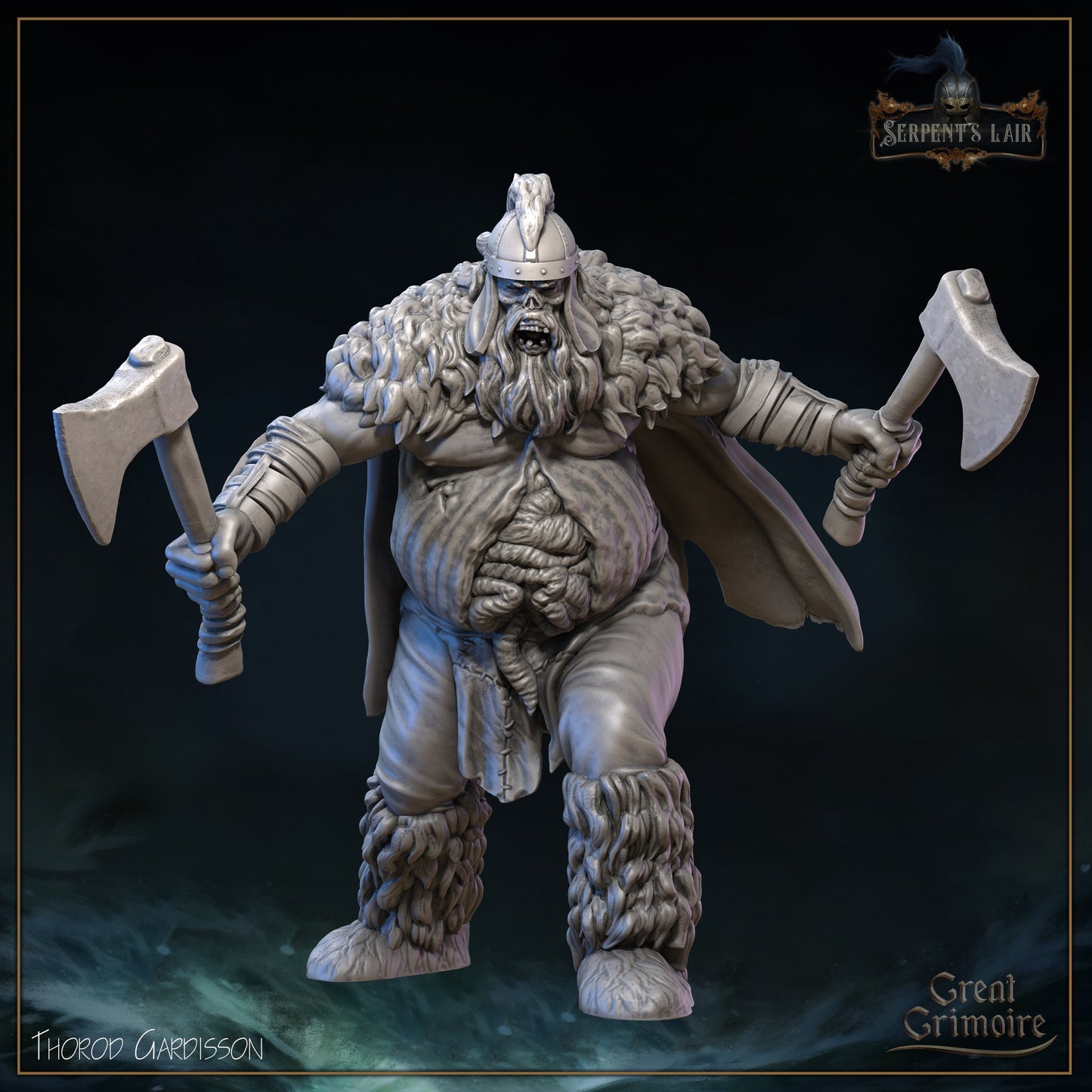 The Rabid Draugr | Serpents Lair | Tabletop Gaming Miniature | Great Grimoire