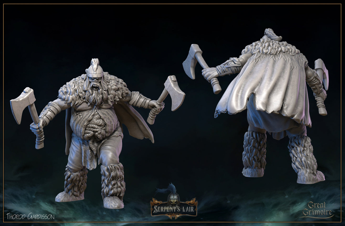 The Rabid Draugr | Serpents Lair | Tabletop Gaming Miniature | Great Grimoire