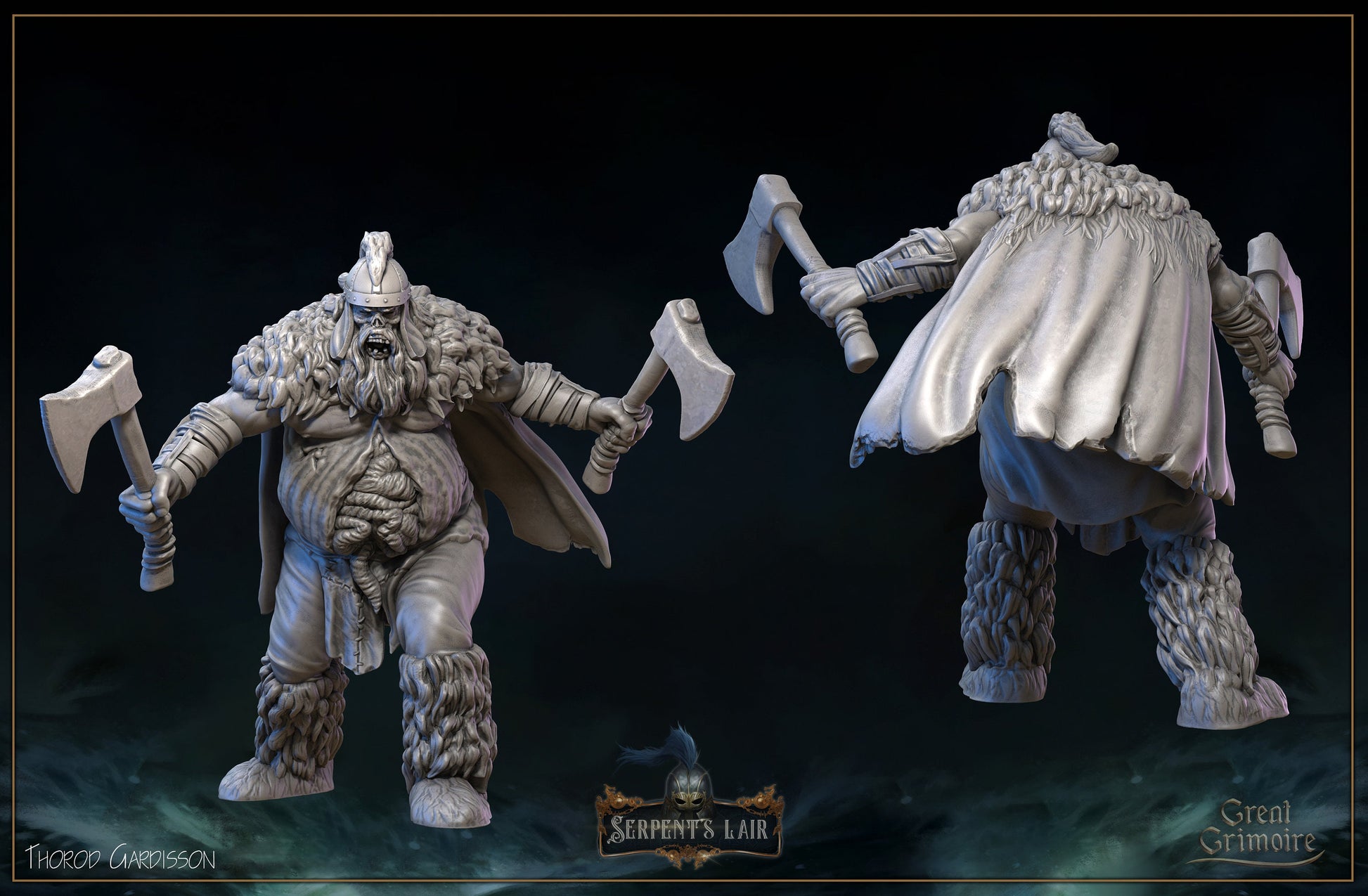 The Rabid Draugr | Serpents Lair | Tabletop Gaming Miniature | Great Grimoire