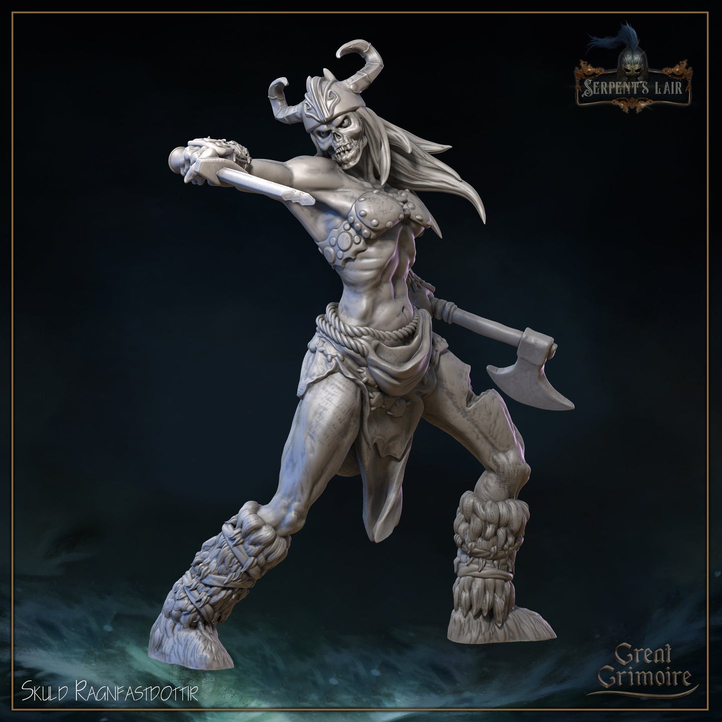 The Rabid Draugr | Serpents Lair | Tabletop Gaming Miniature | Great Grimoire