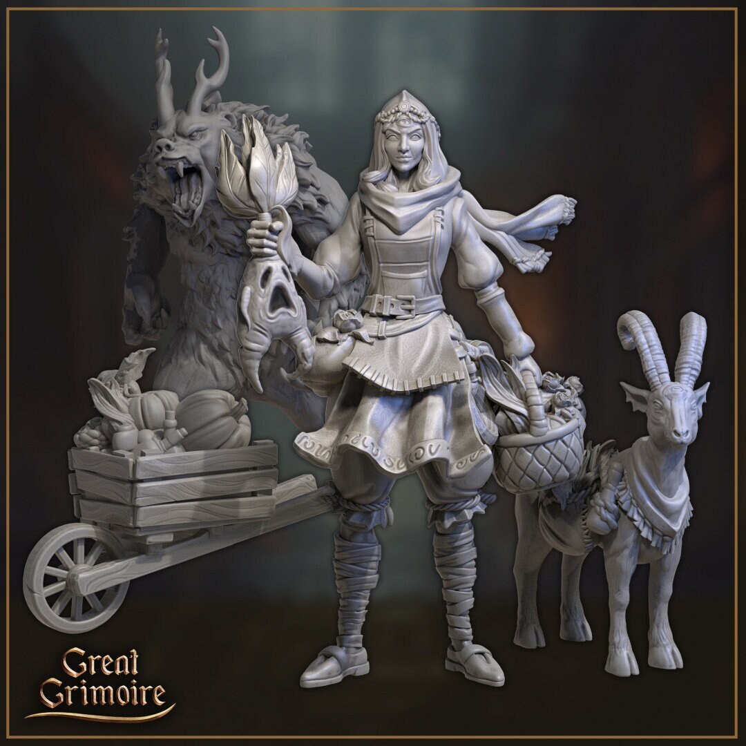 Three-Eyed Orchadist | Merchants of the Mystic Market | Tabletop Gaming Miniature | Great Grimoire