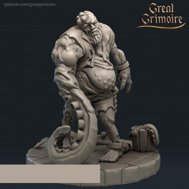 Asylum Staff, Normal and Nightmare | Wicked Hills Asylum | D&D TTRPG Miniature | Great Grimoire