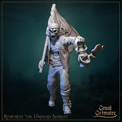 Undead Horde, Drowned Pirates | Gathering Storm | D&D Tabletop Miniature | Great Grimoire