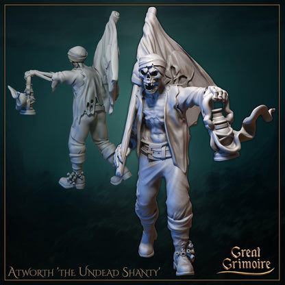 Undead Horde, Drowned Pirates | Gathering Storm | D&D Tabletop Miniature | Great Grimoire