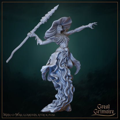 Underwater Sentinels, Jellyfish Warriors | Gathering Storm | D&D Tabletop Miniature | Great Grimoire