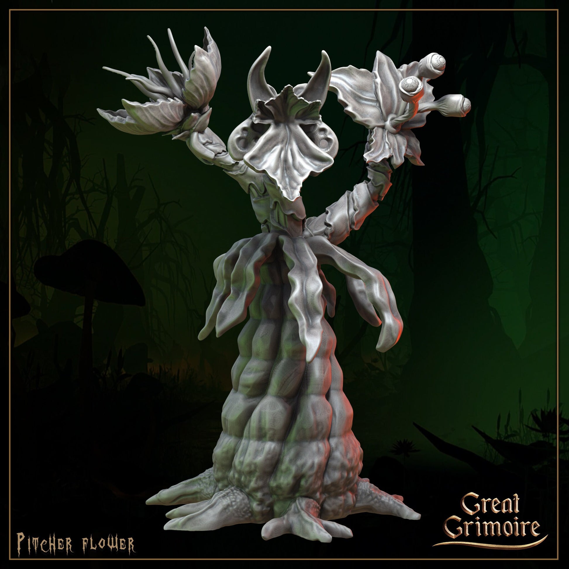 Hypnotic Blooms | Song of the Forest | D&D TTRPG Miniature | Great Grimoire