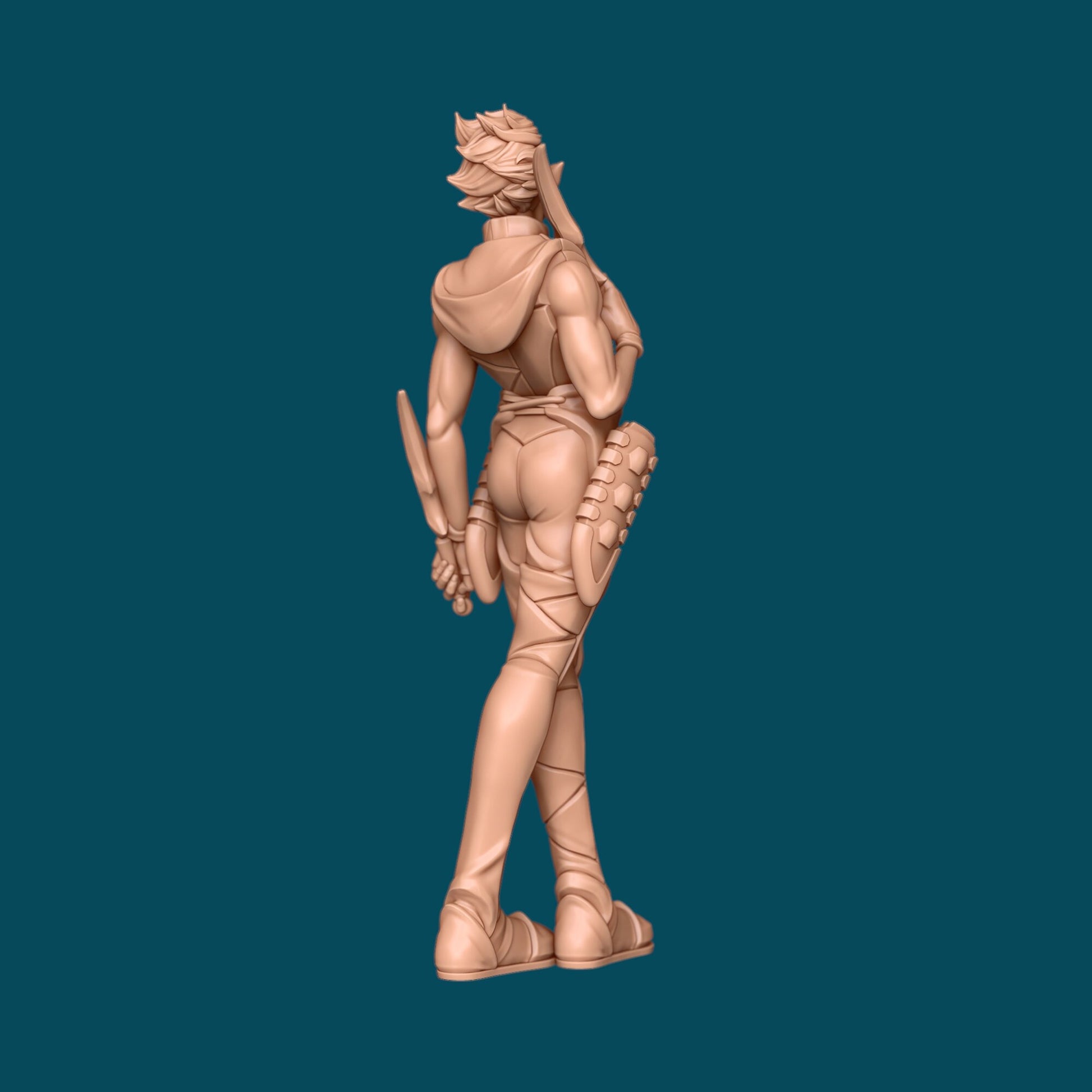 Kal a Murder-Happy Drow | D&D TTRPG Miniature | Awkward Penguin Minis