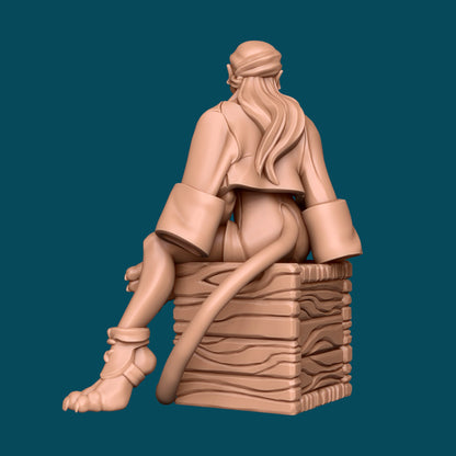 Que a Shifter Pirate | D&D TTRPG Miniature | Awkward Penguin Minis