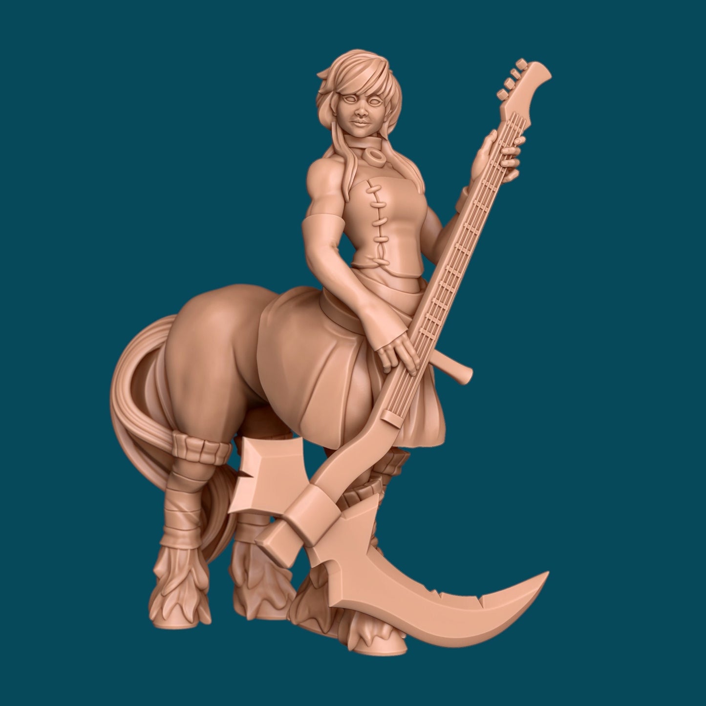 Solanis a Scene Kid Centaur | D&D TTRPG Miniature | Awkward Penguin Minis