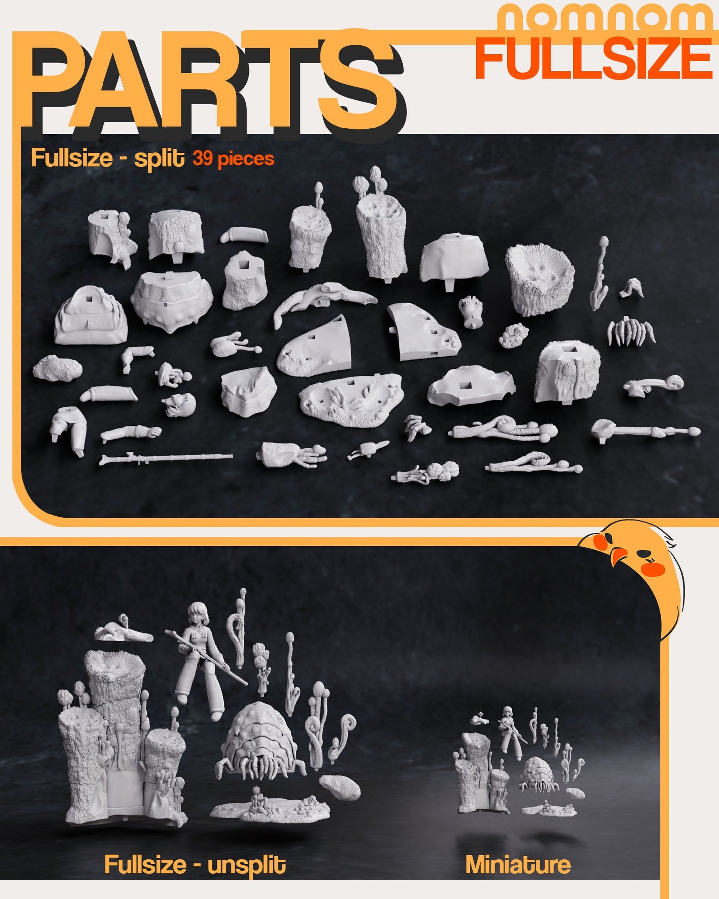 Post-Apocalyptic Windy Gal | Resin Garage Kit Figure Movie Fan Art | Nomnom Figures