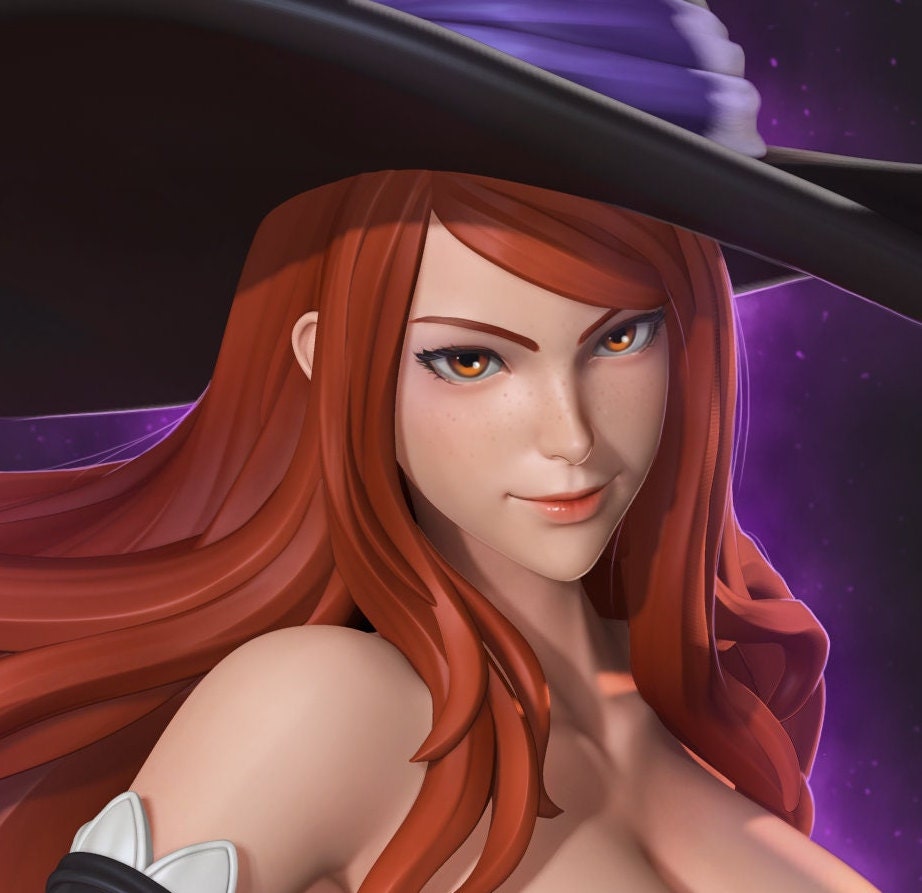 Witchy Hero | Resin Garage Kit Figure Video Game Fan Art | Nomnom Figures