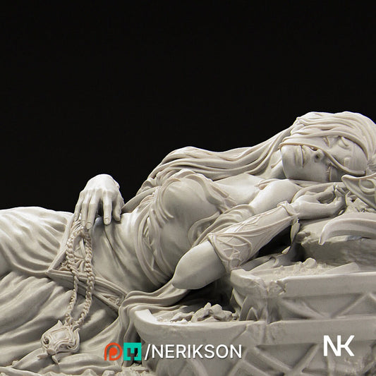 Light's End | Garage Resin Kit Statue | Fantasy Miniature for Painting | Nerikson
