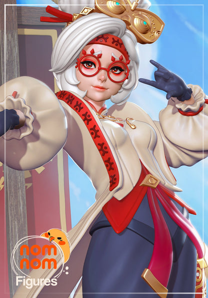 Deaged Inventor | Resin Garage Kit Figure Game Fan Art | Nomnom Figures