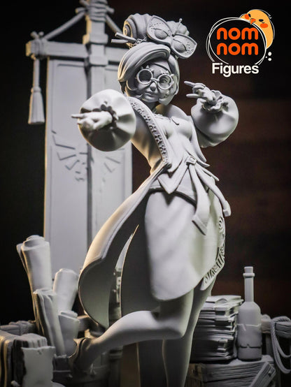 Deaged Inventor | Resin Garage Kit Figure Game Fan Art | Nomnom Figures