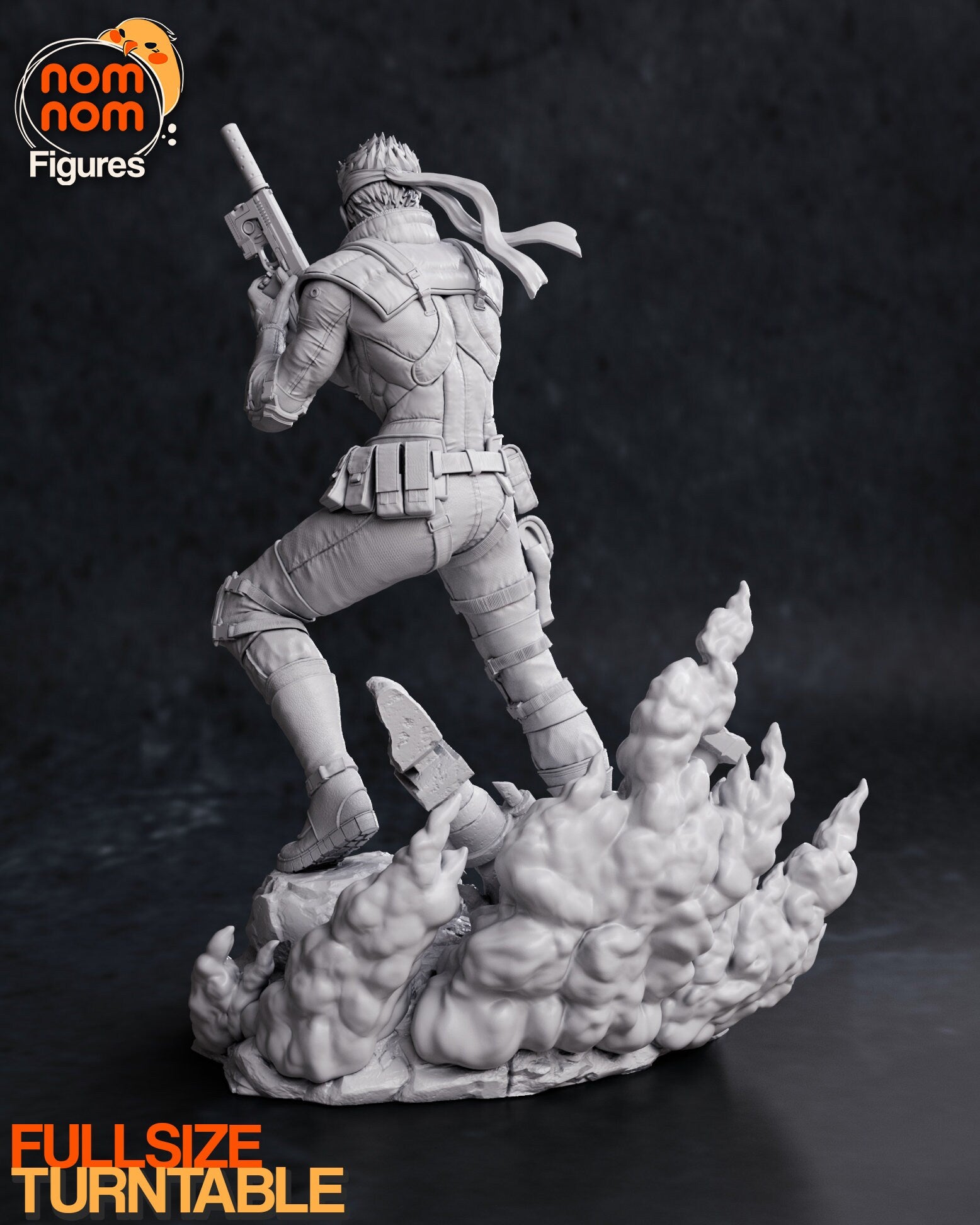 Sneaky Firm Reptile | Resin Garage Kit Figure Video Game Fan Art | Nomnom Figures