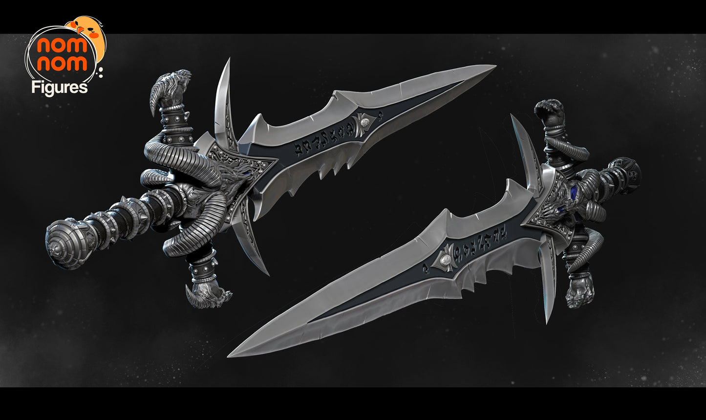 Haunted Blade | Resin Garage Kit Figure Video Game MMO Fan Art | Nomnom Figures