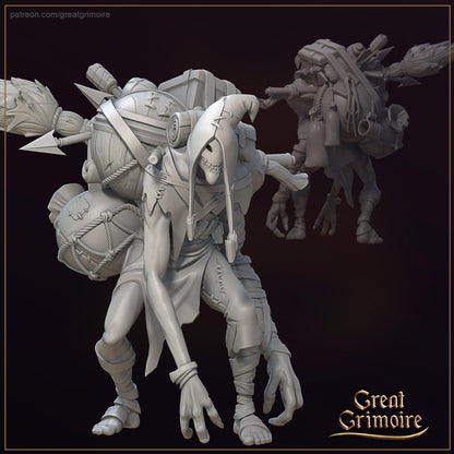 Hoarder of Goods | TABLETOP SCALE | D&D TTRPG Miniature | Great Grimoire