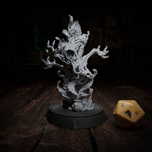 Blood Invocation, Curse Spirit Ghost Enemy | Tabletop or Display Scale | TTRPG Miniature | Cripta Studios