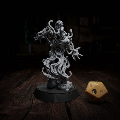 Blood Invocation, Curse Spirit Ghost Enemy | Tabletop or Display Scale | TTRPG Miniature | Cripta Studios