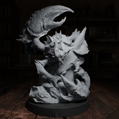 Crathon, Crab Lobster Monster Enemy | Tabletop or Display Scale | TTRPG Miniature | Cripta Studios
