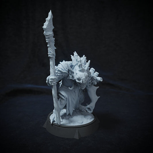 Deepfolk, Fish Monster | Tabletop or Display Scale | TTRPG Miniature | Cripta Studios