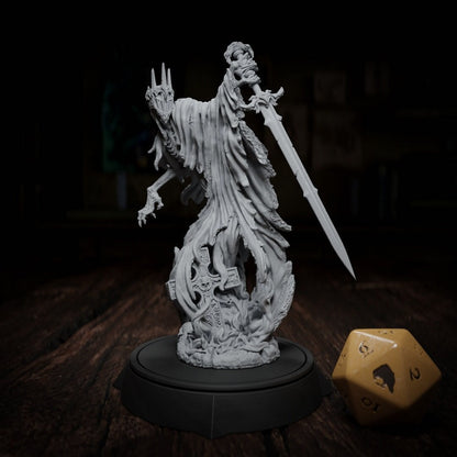 Ghost, Specter, Wraith | TABLETOP SCALE | TTRPG Miniature | Cripta Studios