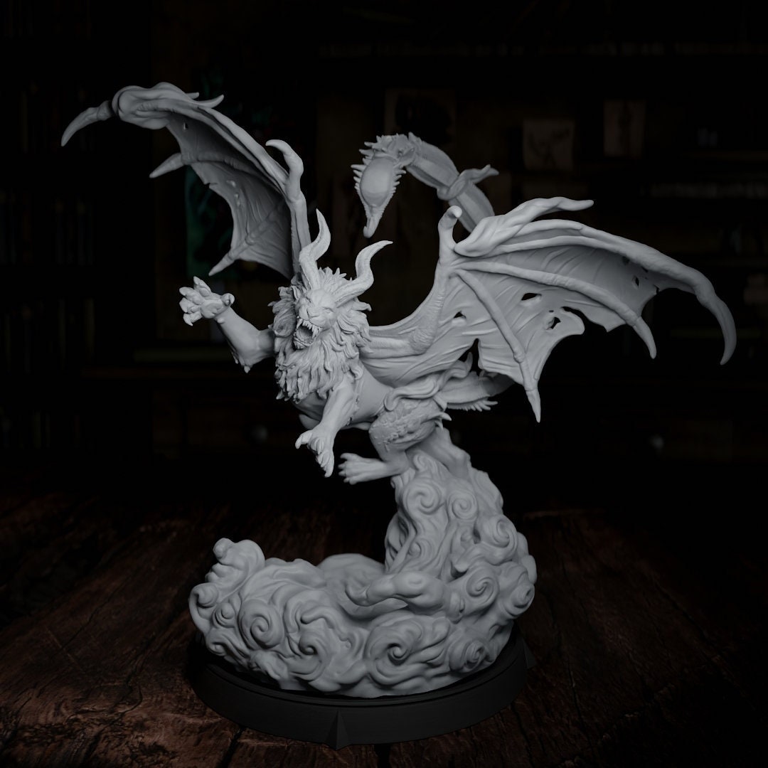 Yavash, Manticore | Tabletop or Display Scale | TTRPG Miniature | Cripta Studios