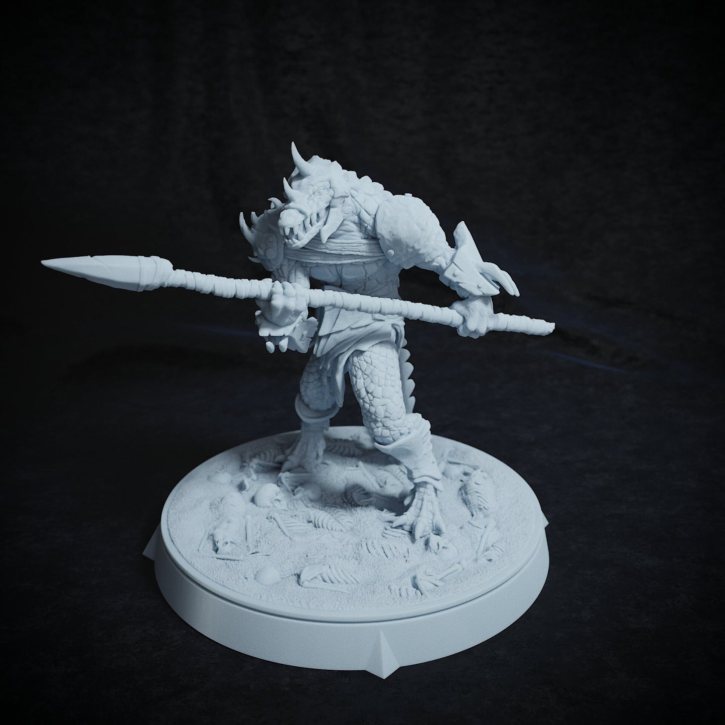 Arak Army, Crocodile Folk, Dragonborn | TABLETOP SCALE | TTRPG Miniature | Cripta Studios