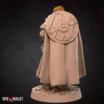 Bullet Rings, Human, Fellowship Explorers | TABLETOP SCALE | TTRPG Miniature | Bite the Bullet | Unpainted, Unplated Resin 8k