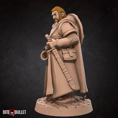 Bullet Rings, Human, Fellowship Explorers | TABLETOP SCALE | TTRPG Miniature | Bite the Bullet | Unpainted, Unplated Resin 8k