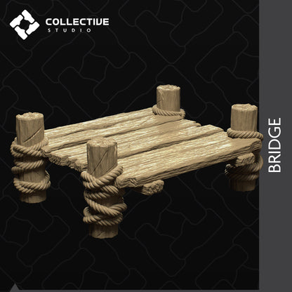Bridge Wooden | D&D Scatter Miniature | Collective Studio