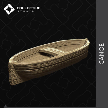 Canoe | D&D Scatter Miniature | Collective Studio