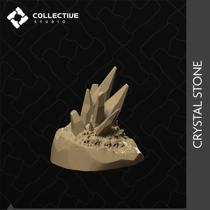 Crystal Stone | D&D Scatter Miniature | Collective Studio