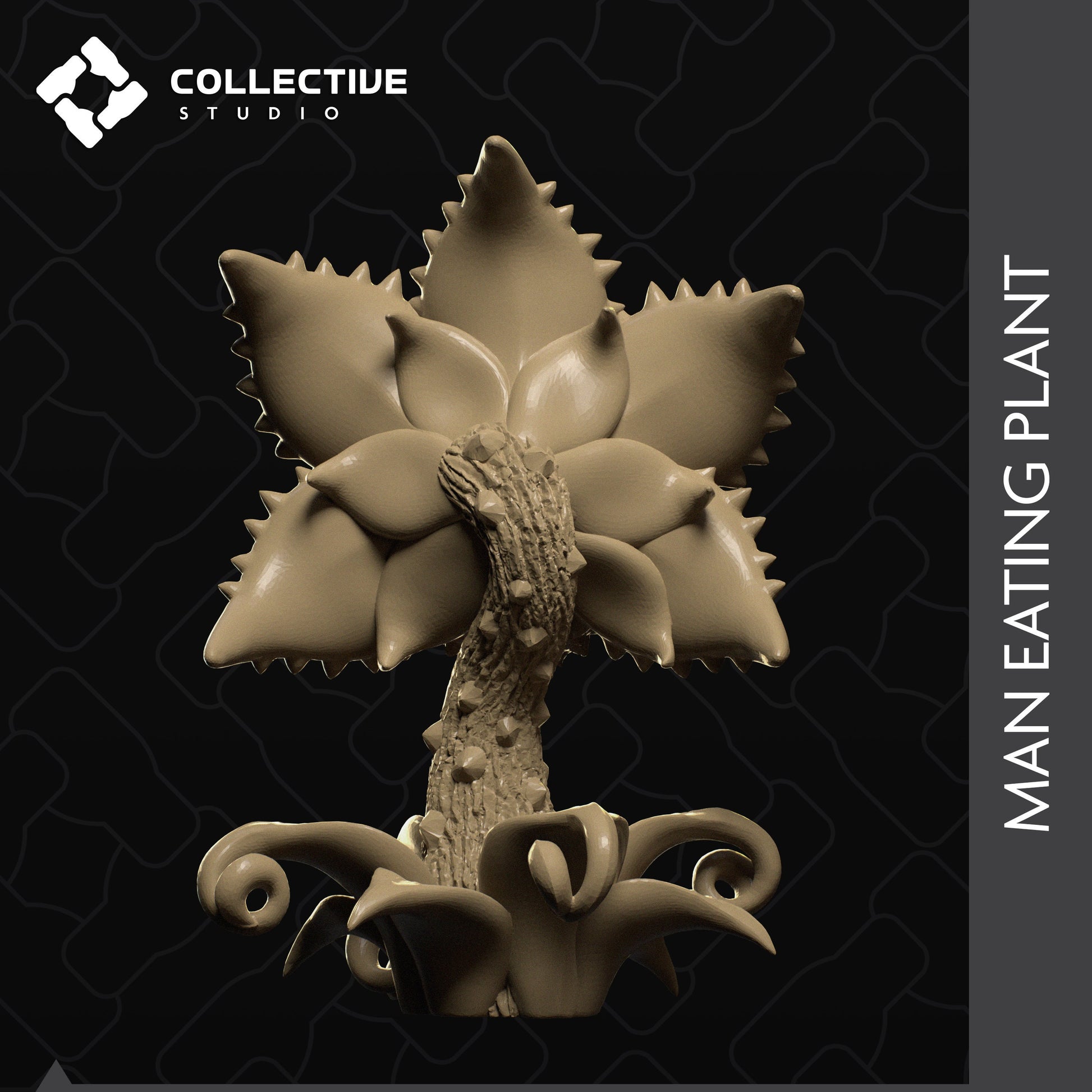 Man Eating Plant | Tabletop Gaming Scatter Miniature | Collective Studio