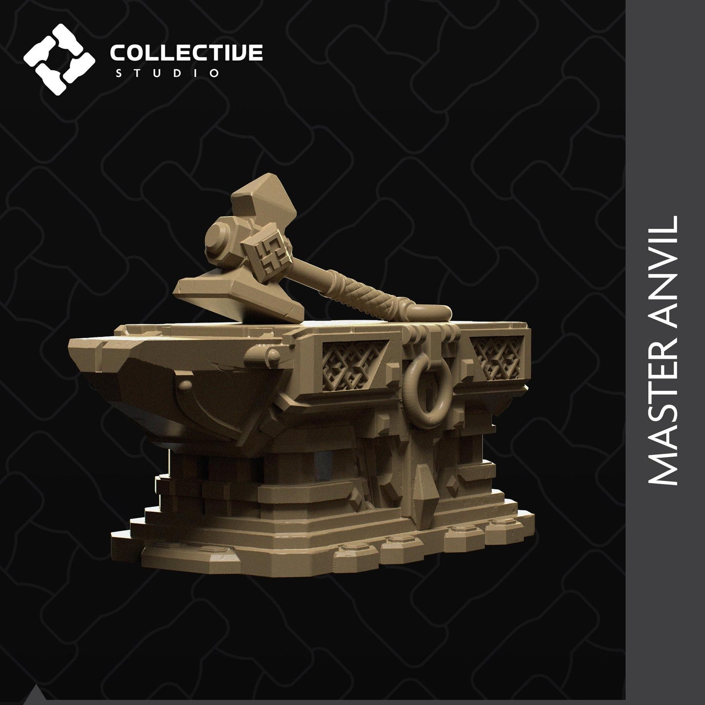 Master Anvil | D&D Scatter Miniature | Collective Studio