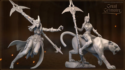Dalia, Egyptian Warrior Beauty | Road to the Afterlife | Tabletop Gaming Miniature | Great Grimoire