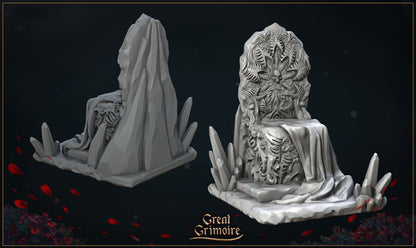 Emerald Wizard, Horror Oz | Veil of Emerald Dreams | Tabletop Gaming Miniature | Great Grimoire