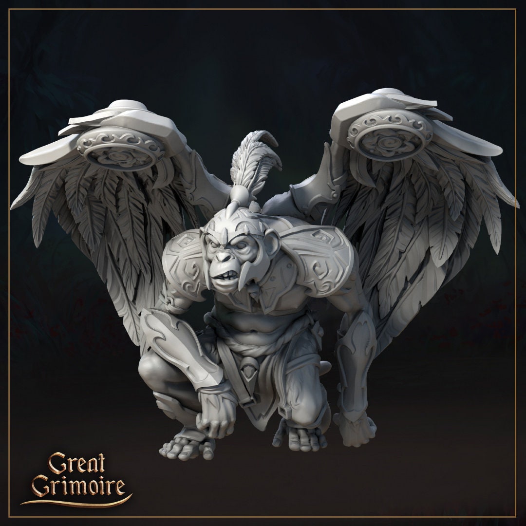 Flying Monkeys, Horror Oz | Veil of Emerald Dreams | Tabletop Gaming Miniature | Great Grimoire