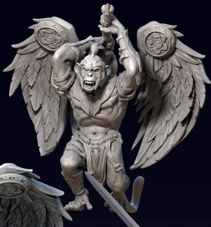 Flying Monkeys, Horror Oz | Veil of Emerald Dreams | Tabletop Gaming Miniature | Great Grimoire