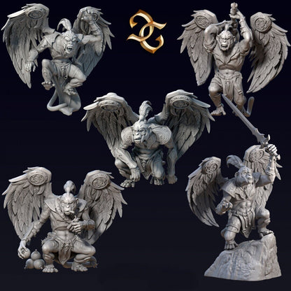 Flying Monkeys, Horror Oz | Veil of Emerald Dreams | Tabletop Gaming Miniature | Great Grimoire