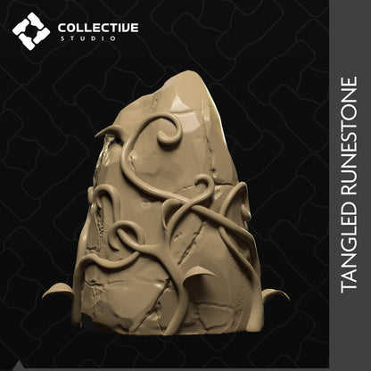 Runic Stone | D&D Scatter Miniature | Collective Studio